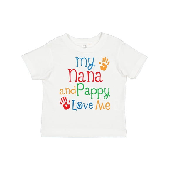 Inktastic Nana and Pappy Love Me Boys or Girls Toddler T-Shirt
