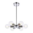 thumbnail image 1 of Living District LD2338C Pendentif Reyes 6 Lumières, Chrome, 1 of 2
