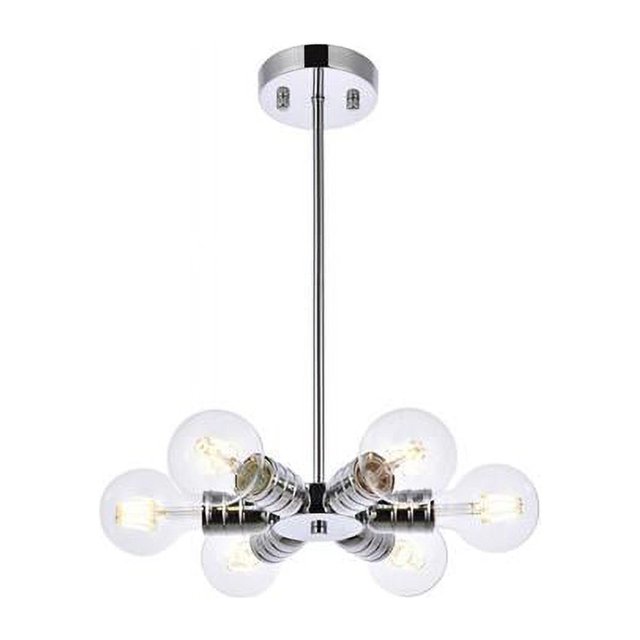 Living District LD2338C Pendentif Reyes 6 Lumières, Chrome