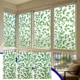 thumbnail image 1 of Vacemry 3Pcs Leaf Stained Glass Window Film Decorative Privacy, Fake Leaf Static Cling Sun Blocking Window Cover Removable Heat Control For Home Bathroom Office Kitchen Door Decor, 1 of 9