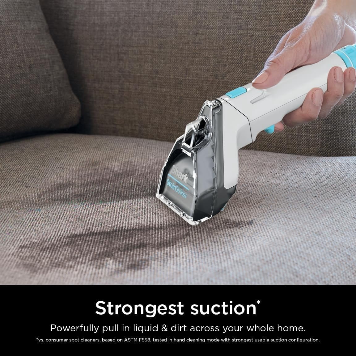 Restored Shark StainStriker Portable Carpet & Upholstery Cleaner - Spot, Stain, & Odor Eliminator, PX201 (Refurbished)