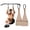 Tan, variant on Gymreapers Hanging Ab Straps For Core Strength and Abdominal Training - Padded Adjustable Arm Supports For Bodyweight Exercises (Black)
