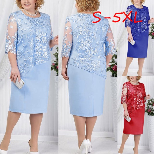 Gspmoly Robes Décontractées pour Femmes, Robe Courte Midi à Paillettes pour Femmes Grande Taille, Robes de Cocktail et de Soirée pour Dames, Offres Hebdomadaires