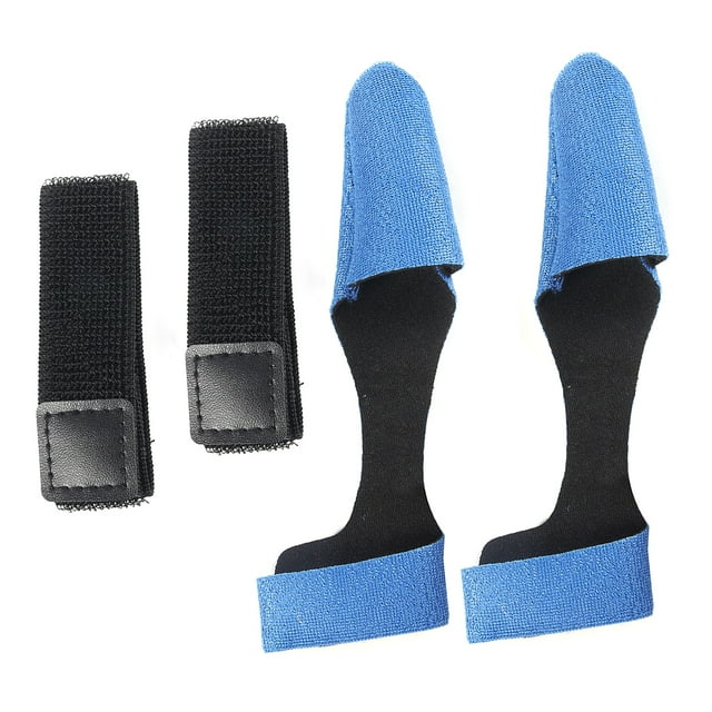 2pcs Fishing Rod Protector Cover and 2pcs Fishing Rod Tie Fastener Belt