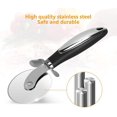 thumbnail image 4 of Pizza Cutter Wheel - Premium Kitchen Pizza Cutter - Super Sharp And Easy To Clean Pizza Slicer, Pizza Wheel, Cortador De Pizza, Black, 4 of 5