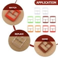 thumbnail image 3 of Quentinu 10pcs Plastic Watch Band Buckle Watch Clasp Watch Accessories for Friends Plastic Watch Clasp, 3 of 6