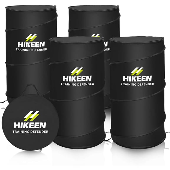 Adoreal Basketball Defender Dummy 4 Pack - Pop Up Safely Simulate Defender - Foldable Training Equipment for Basketball, Soccer, Football and More