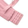 thumbnail image 5 of 3 Pack Womens Lace Bras Plus Size No Underwire Support Full Coverage Up Comfortable Wireless Bras (M, Pink), 5 of 5