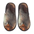 thumbnail image 1 of Fotbe Mystic Fox With Halo Pantuflas Peludas para Mujer con Estampado, Zapatillas de Peluche, Zapatos de Invierno para Casa, Uso Interior y Exterior-Medium, 1 of 8