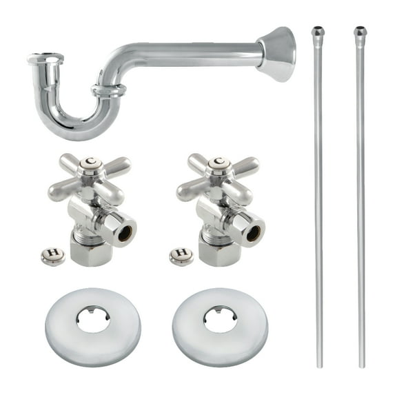 Kingston Brass KPK301 Trimscape Traditional Plumbing Supply Kit Combo, Polished Chrome