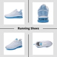 thumbnail image 7 of JOYFON Women Running Shoes Tennis Athletic Sneakers Air Cushioned Non Slip Lightweight Walking Shoes WhiteBlue Size 8, 7 of 7