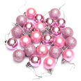 thumbnail image 4 of UDIYO 24Pcs 3cm Plastic Christmas Tree Balls Baubles Home Party Hanging Ornaments, 4 of 7