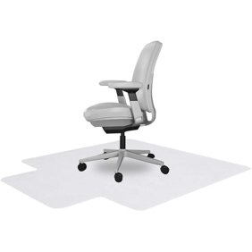 Realspace Wide Lip Chair Mat For Thin Commercial Grade Carpets Walmart Com Walmart Com