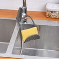 thumbnail image 4 of Sling Flexible Sink Caddy,Elastic Non-Slip Sponge Holder,Soft Silicone Sponge Holder Storage Caddies,Over‑Faucet Hanging Silicone Organizer,Supple Silicone Sponge Storage Bin for Kitchen Sink Wall, 4 of 4