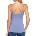 thumbnail image 3 of Active Basic Women & Juniors Solid Plain Adjustable Spaghetti Strap Layering Cropped Camisole Tank Top, 3 of 4