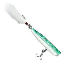 Atom Freshwater 1-1/4 oz, Striper Swiper, Top Water Popper Hard Bait Fishing Lure, Mackeral