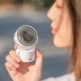thumbnail image 5 of Mini Ventilador Portátil Recargable con Batería de 1000 MAh para Colgar en el Cuello, Ventilador de Escritorio con Clip para Ropa, Ventilador de Aire Frío para Enfriar la Cintura., 5 of 5