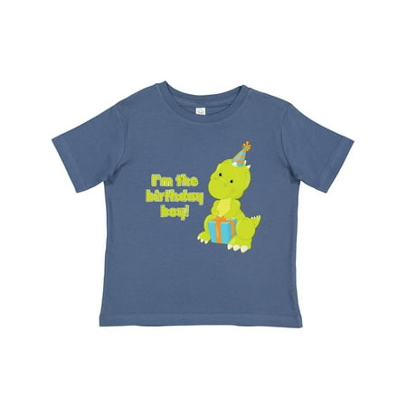 

Inktastic I m the Birthday Boy T-rex Dinosaur Party Gift Baby Boy T-Shirt