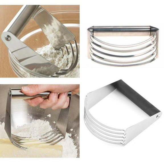 Ruifaya Steel Soft Grip Pastry Blender Dough Cutter Flour Mixer Cake UK