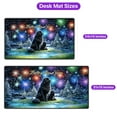 thumbnail image 5 of Happy New Year Newfoundland Family Cheer Winter Midnight Firework Desk Mat Full Keyboard Mouse Pad Newfie Dog Lover Gifts Large Mousepad - 02025, 5 of 5