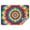 Colorful Tie Dye-1, variant on Rainbow Tie Dye Mandala Pattern Rectangle Tablecloth 60"x84",Waterproof Polyester Rectangle Table Cloth, Wipeable Spillproof Polyester Tablecloth for Dining, Camping, Indoor and Outdoor