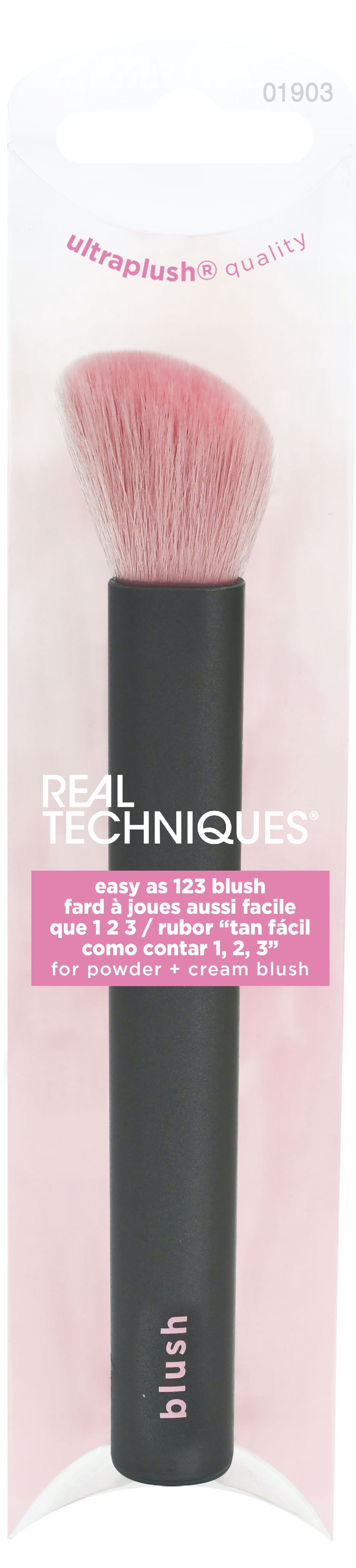 Real Techniques® Easy As 123 Powder & Cream Blush Makeup Brush, Single