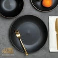 thumbnail image 3 of Thyme & Table Stoneware Dinner Plate, Black Onyx Collection, 3 of 6