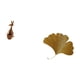 thumbnail image 5 of Estatua Animal Figura Artesanía Esculturas Hierro Forjado Hojas de Ginkgo Arte de Pared Escultura Colgante Decoración Material de Madera Diseño Creati, 5 of 8