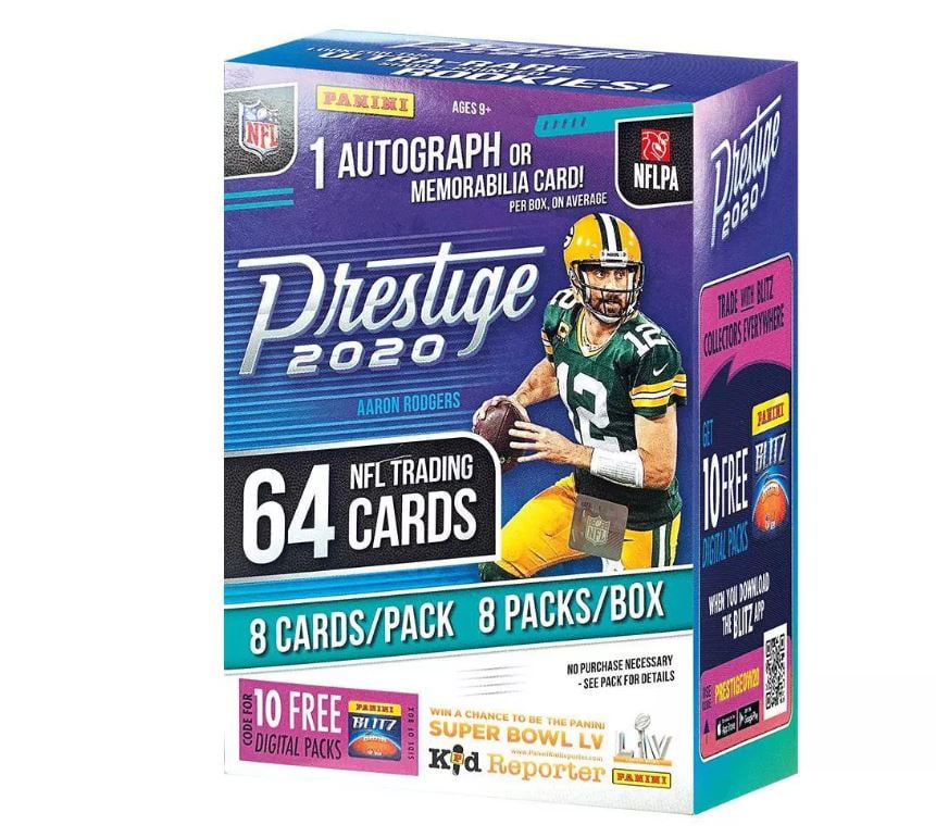 2020 NFL Prestige Football Trading Card Blaster Box