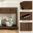 thumbnail image 2 of 47" Farmhouse Console Table with 2 Drawers, Wood Sofa Table, Entryway Table with Storage Shelf for Living room, Hallway and Bedroom, 2 of 7