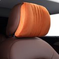 thumbnail image 4 of Reposacabezas de asiento de coche de gamuza, almohada para el cuello, cojín de espuma viscoelástica suave para apoyar la cabeza, Mercedes Benz Clase S, diseño Maybach, accesorios para coche, 4 of 5