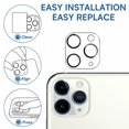 thumbnail image 5 of Entronix 3-in-1 Silicone Case Compatible with iPhone 11 Pro with 1 Screen Protector and 1 Camera Lens Guard, Blue, 5 of 6