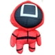 thumbnail image 1 of Peluche de 30 cm del juego del calamar, para niños, regalo para cumpleaños, San Valentín, Navidad, cuadrado, rojo, 1 of 5