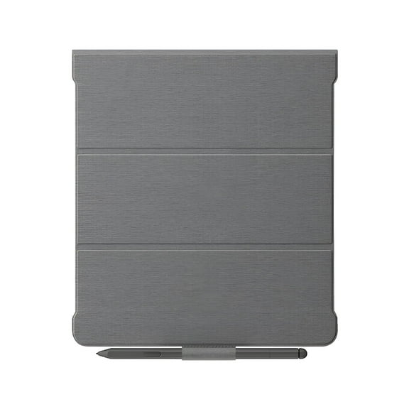 GJX Case for Kindle Scribe 2022 10.2 inch Ultra Thin Magnetic Folding Stand PU Back with Pen Slot GRAY