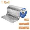 thumbnail image 2 of REGALWOVEN Aluminum Foil Butyl Tape Butyl Waterproof Sealing Tape Silver Tone 33ft x 12" x 0.05", 2 of 7