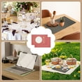 thumbnail image 5 of Uxcell Faux Linen Placemats, 12x18 Inch Heat Resistant Place Mats Machine Washable Non-Slip Cloth Placemats for Dining Table Kitchen Indoor Outdoor Home Decoration(Red,2Pcs), 5 of 6