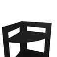 thumbnail image 2 of Modern Black Corner Shelf with Three Shelves | Suited for Primary Living, Ample Display, 2 of 3