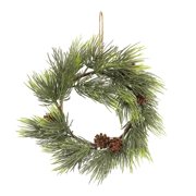 12" Mini Pine & Pinecone Wreath by Ashland-Christmas Wreaths and Garlands