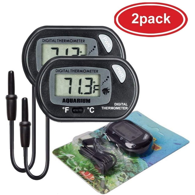 Termómetro digital LCD para acuario temperatura del tanque de peces Ormromra WMZL-567-1