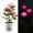 🔥 Pink, variant on Msgweeeg Night Lights Gofts for Women Christmas Presents for Men 3 Led Rose Lantern Solar 3 Heads Rose LED Potted Table Lamp Night Light