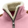 thumbnail image 6 of Lmnyox Solid Half Zip Sweatshirts for Women Sherpa Fleece Lined Long Sleeve Collared Pullover Winter Thermal Tops, 6 of 7