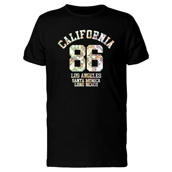 Palm Texture California 86 L.A Tee Men's -Image by Shutterstock