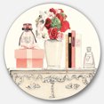 thumbnail image 1 of Designart 'Roses, Fragrance and Glamour Belle Parfum' Art Mural en Métal - Disque de 36, 1 of 5