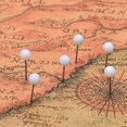 thumbnail image 4 of 5X11mm round head nail, plastic big head cork map pin (white) 300 pieces, 4 of 4