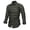 军绿色, variant on Men's Cotton Long Sleeve Work Shirt Casual Outdoor Cargo Shirt 121