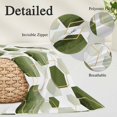 thumbnail image 3 of Sage Green Marble Small Pillow Covers,Gold White Geometric Hexagon Modern Soft Breathable Throw Pillow Cases with Invisible Zipper,Decorative Pillowcase Pillows Protectors for Sofa Bed Chair 12"x20", 3 of 9
