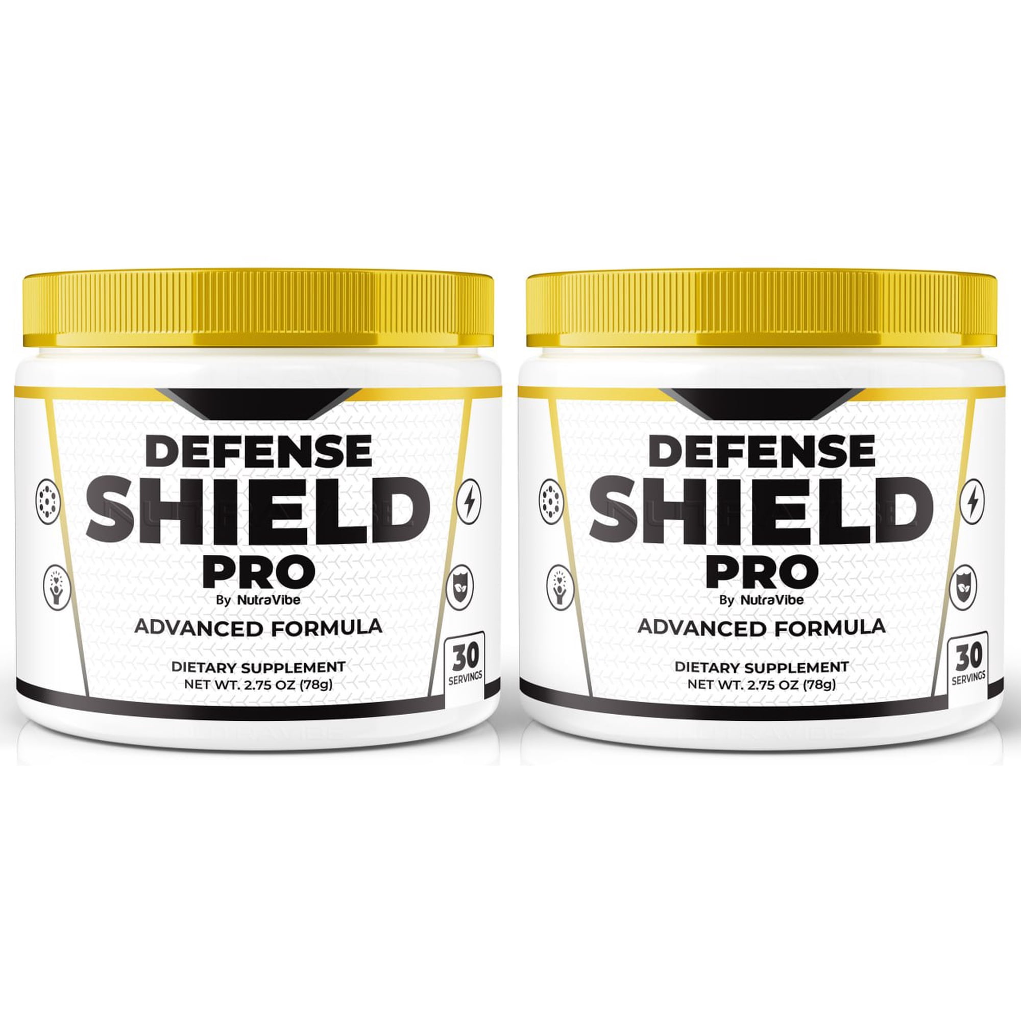 (2 Pack) Defense Shield Pro Powder – Daily Immune Defense Supplement for Wellness, Vitality, and Year-Round Function Support – Daily Formula for Comfort (60 Servings)