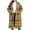 Yellow, variant on Womens Fall Fashion 2025 Winter Jackets for Women Fashion Fall Winter Casual Hooded Outwear Plaid Coat Long Sleeve Pockets Buttons