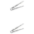 thumbnail image 3 of Injueey Pinzas para alimentos, cocina, acero inoxidable, para servir barbacoa, parrilla, cubitos de hielo, pinzas lavables reutilizables para Type1 NO1, 3 of 6