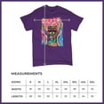 thumbnail image 5 of Tee Hunt Dean Russo Cosmic Trash Panda T-Shirt Funny Weird Hippie Men's Tee, Purple, XX-Large, 5 of 5
